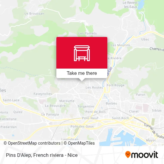 Pins D'Alep map