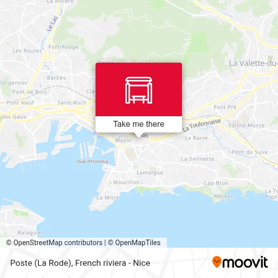 Mapa Poste (La Rode)