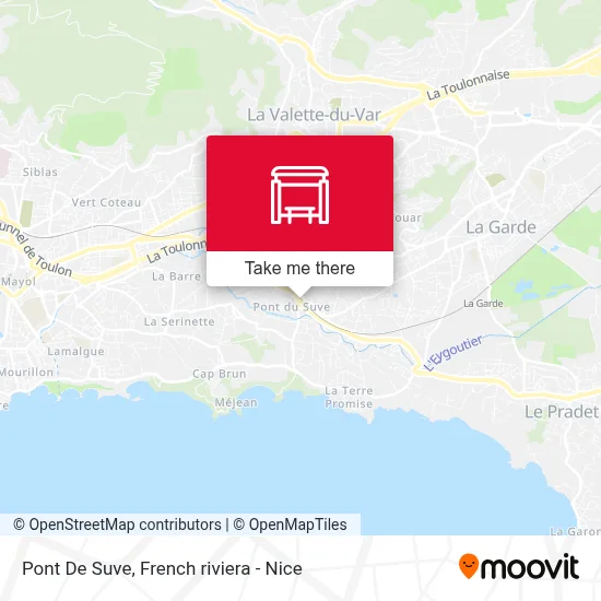 Pont De Suve map