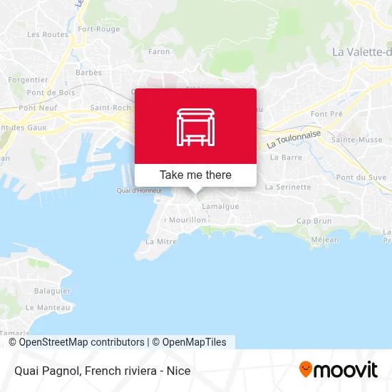 Quai Pagnol map
