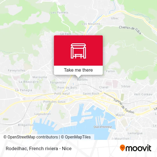 Rodeilhac map
