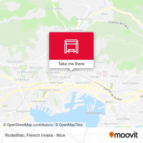 Rodeilhac map