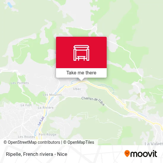 Mapa Ripelle