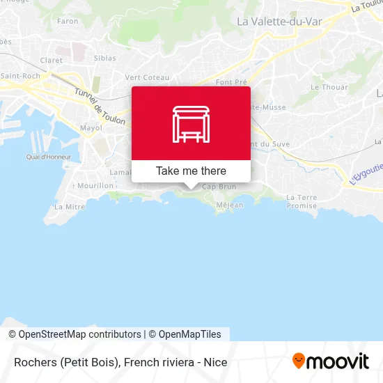 Mapa Rochers (Petit Bois)