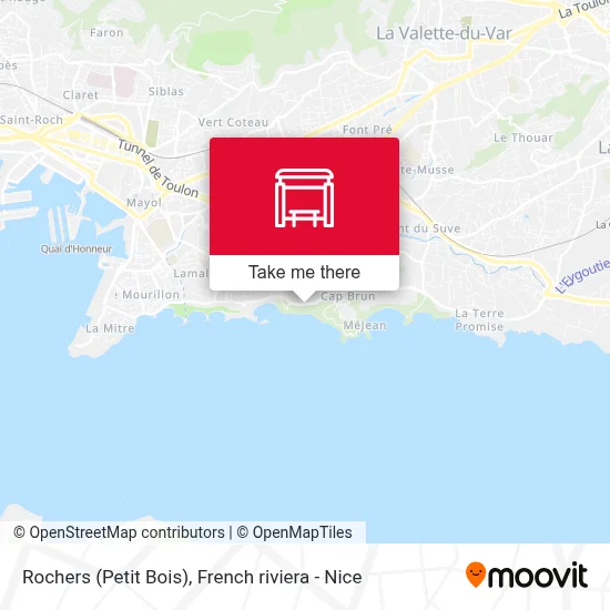 Mapa Rochers (Petit Bois)