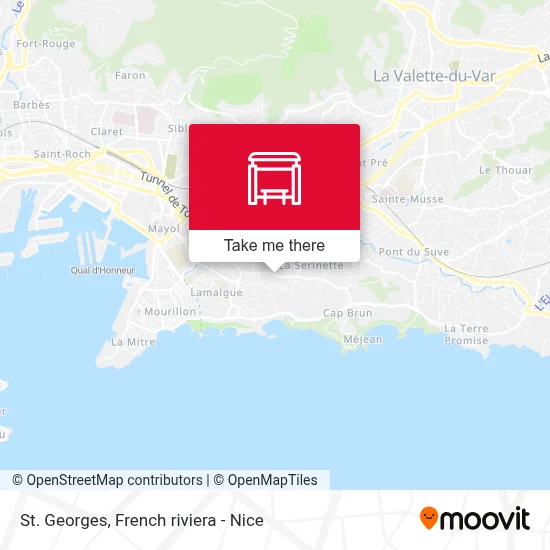 St Georges map
