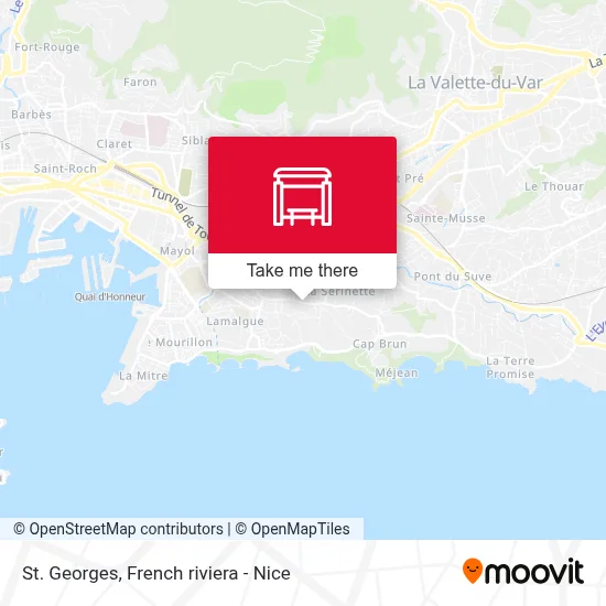 St Georges map