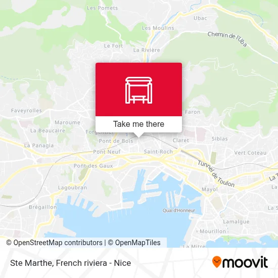 Ste Marthe map