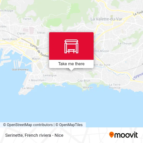Serinette map