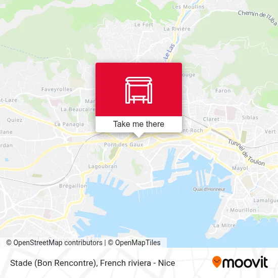 Stade (Bon Rencontre) map