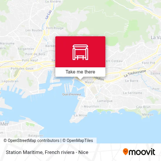 Station Maritime map