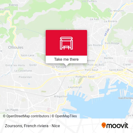 Zoursons map