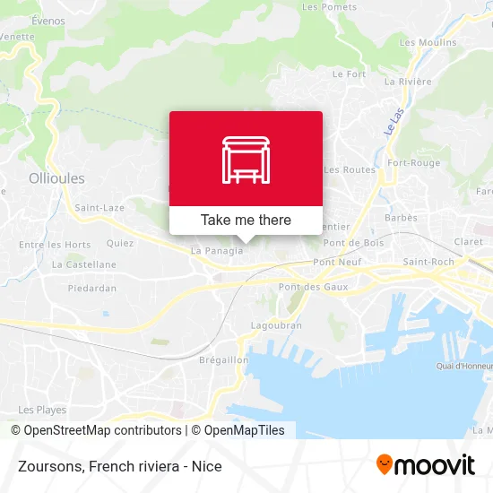 Zoursons map