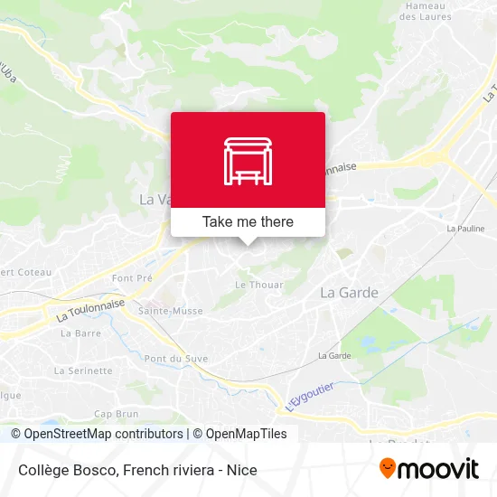 Collège Bosco map