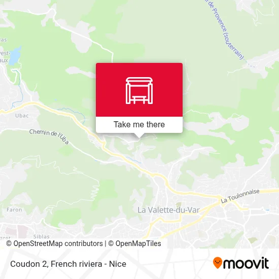 Coudon 2 map