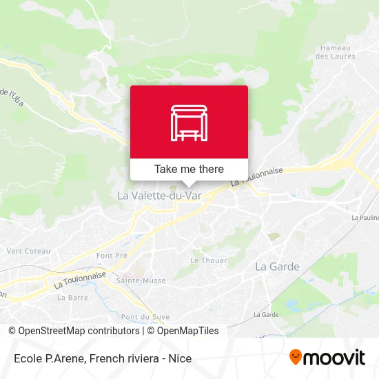 Ecole P.Arene map