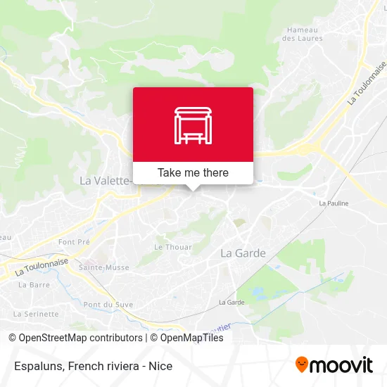 Espaluns map