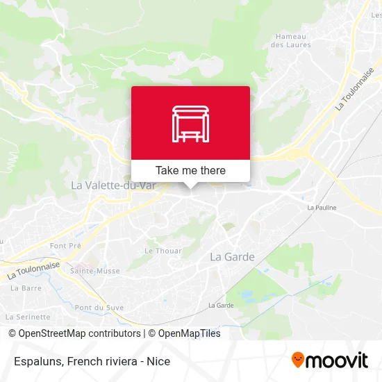 Espaluns map