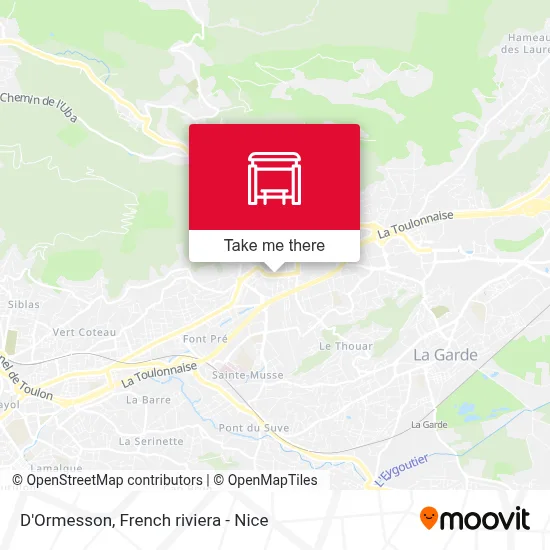 D'Ormesson map