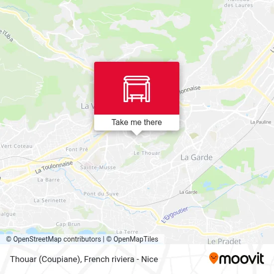Thouar (Coupiane) map