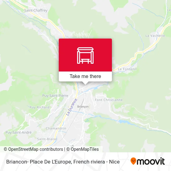 Briancon- Place De L'Europe map