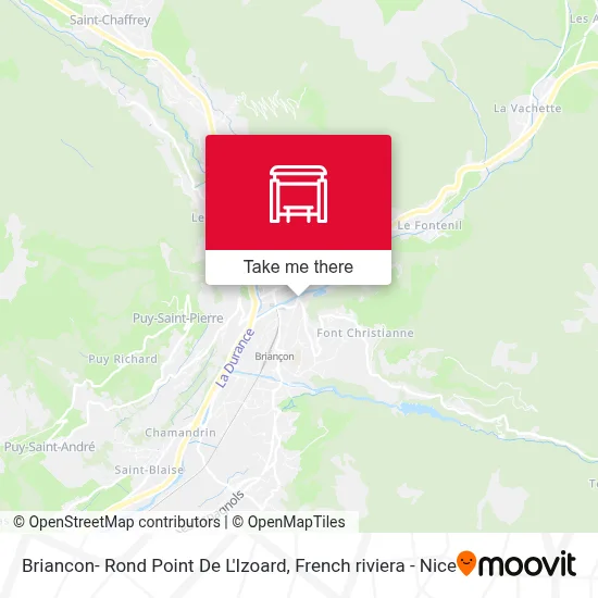 Briancon- Rond Point De L'Izoard map
