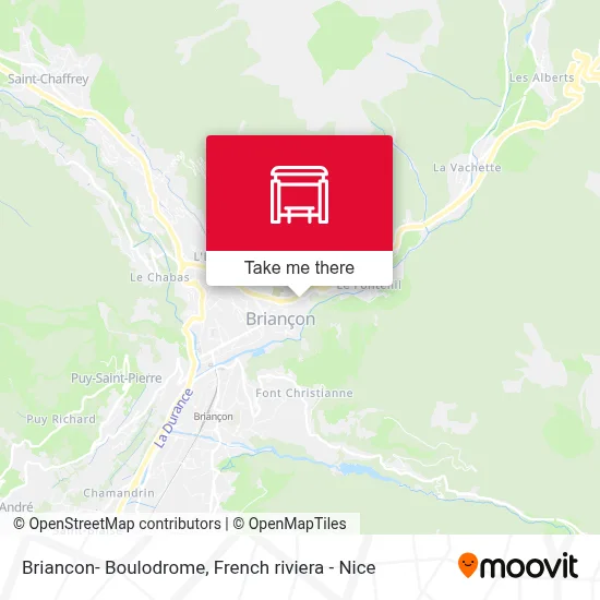 Briancon- Boulodrome map