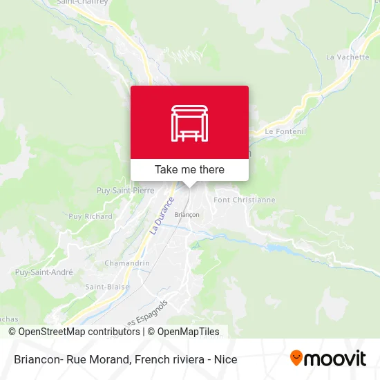 Briancon- Rue Morand map