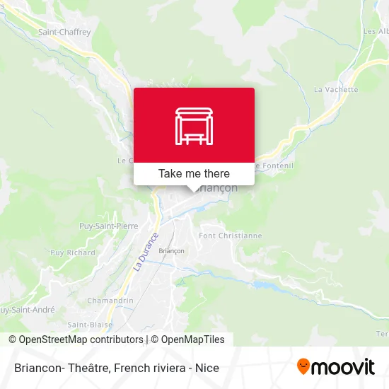 Briancon- Theâtre map