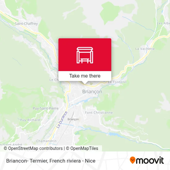 Briancon- Termier map