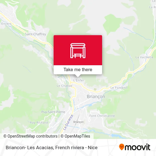 Briancon- Les Acacias map