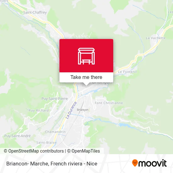 Briancon- Marche map