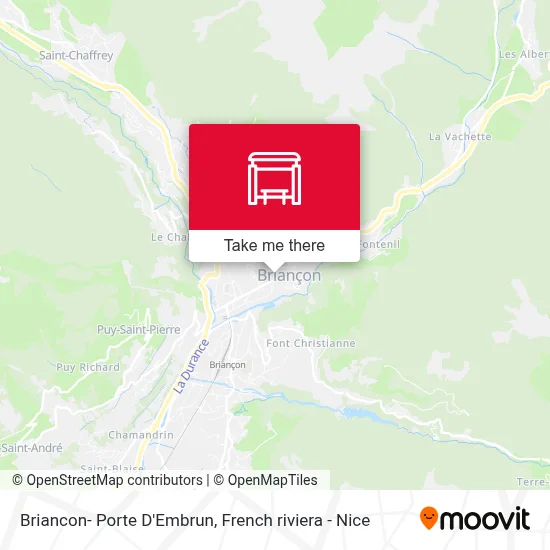 Briancon- Porte D'Embrun map