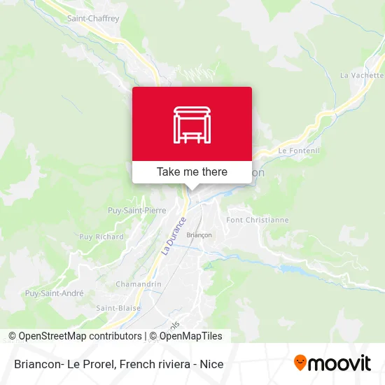 Briancon- Le Prorel map