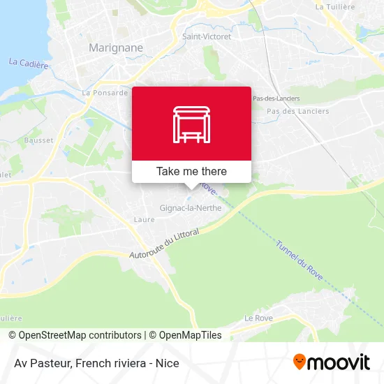 Av Pasteur map