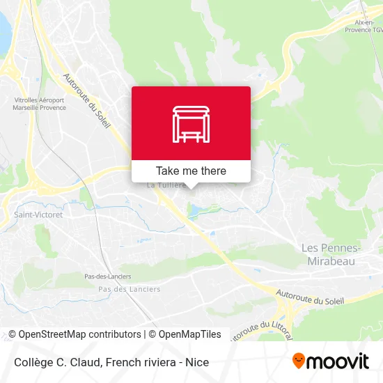 Collège C. Claud map
