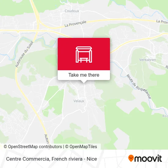 Centre Commercia map