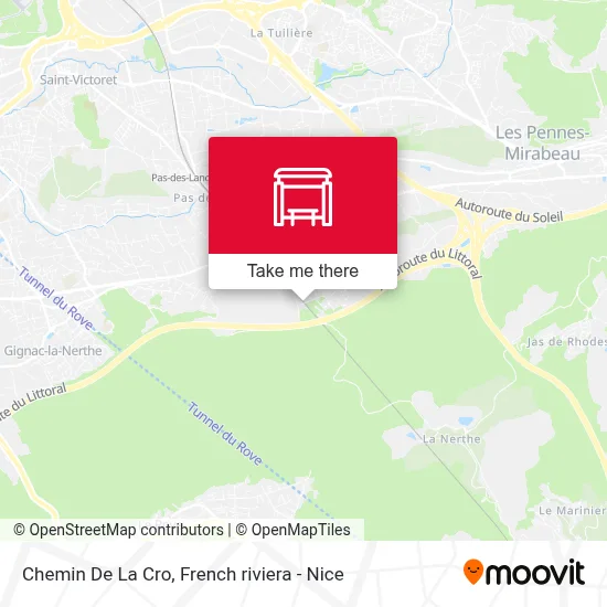 Chemin De La Cro map