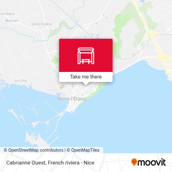 Cabrianne Ouest map