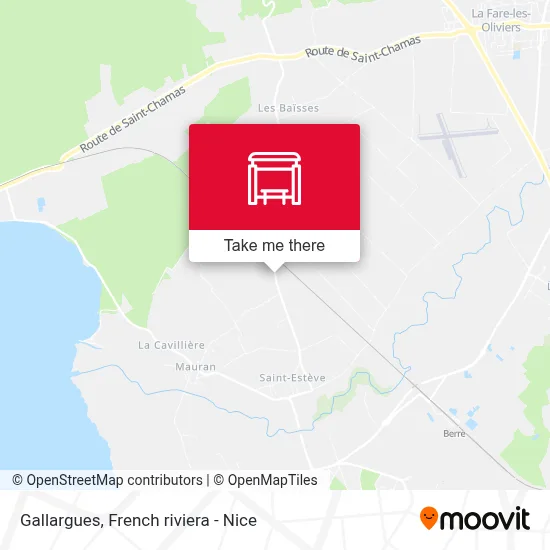 Gallargues map