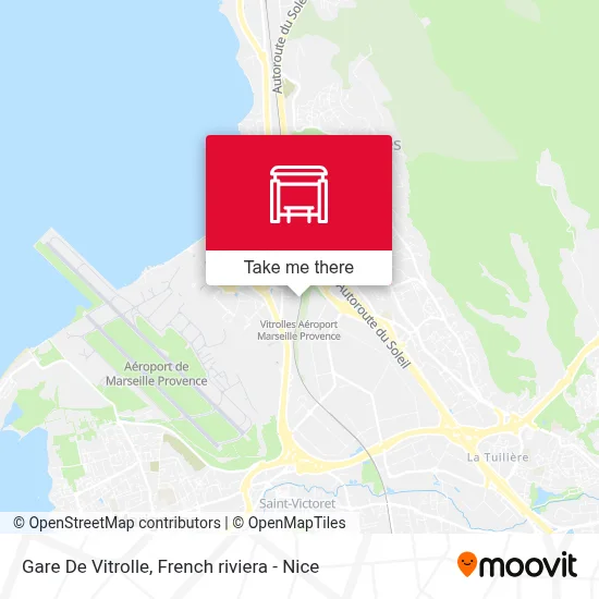 Gare De Vitrolle map