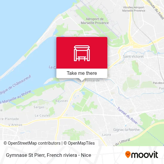 Gymnase St Pierr map