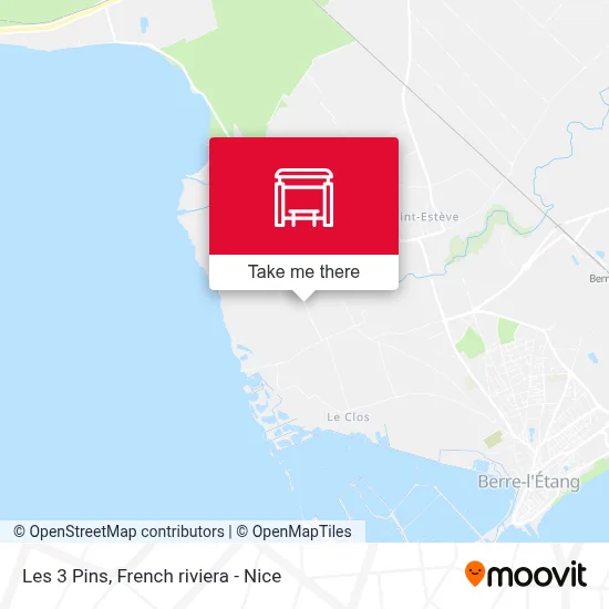 Les 3 Pins map