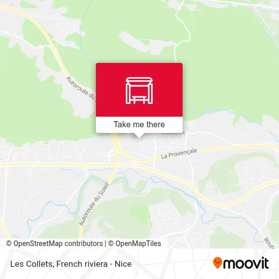Les Collets map