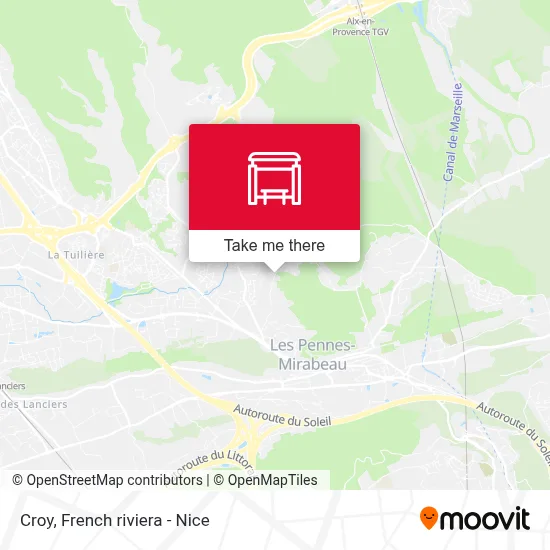 Mapa Croy