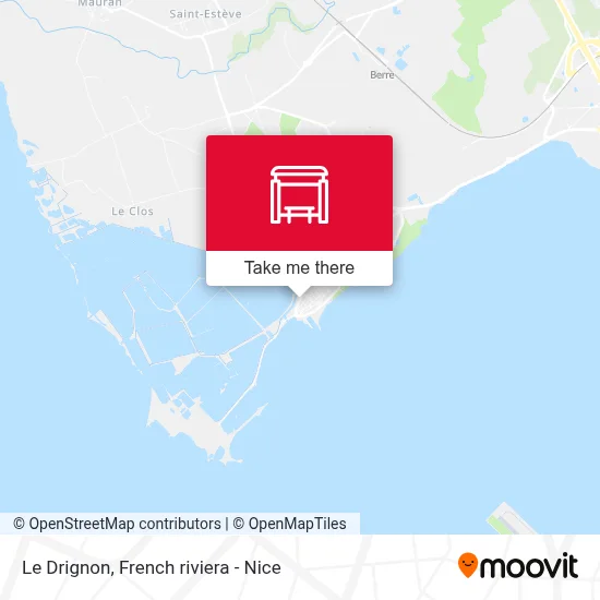 Le Drignon map