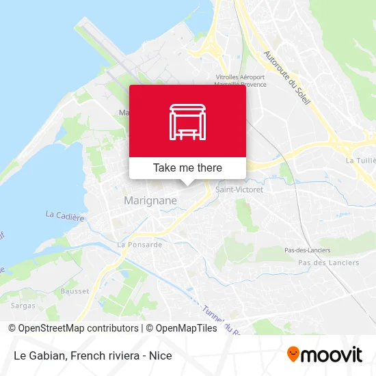 Le Gabian map
