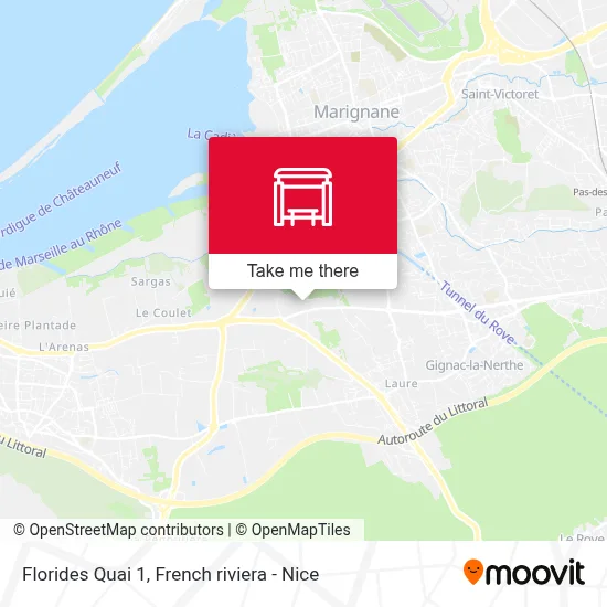 Florides Quai 1 map