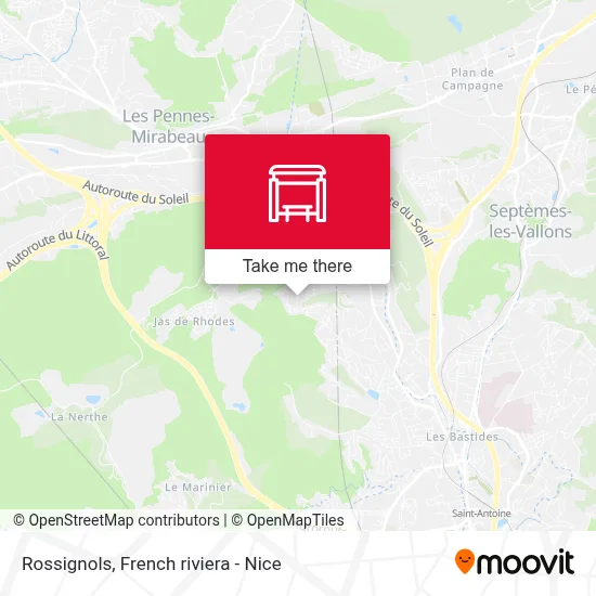 Rossignols map