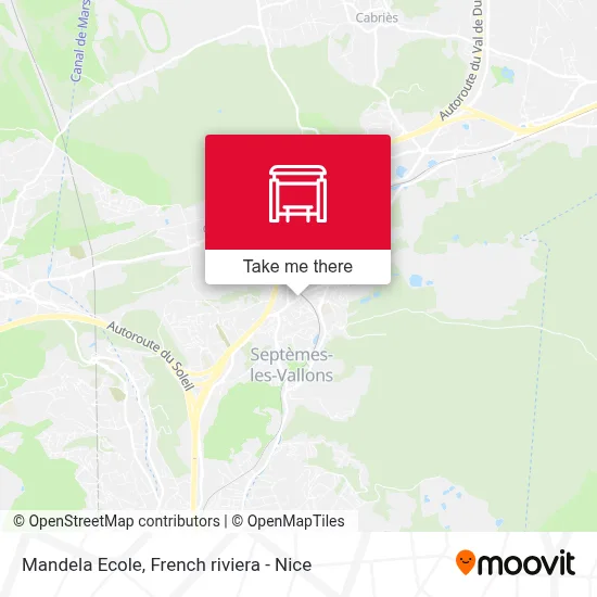 Mandela Ecole map